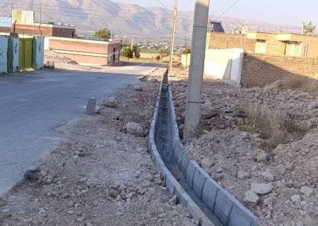 زیرسازی و جدول کشی خیابان بسیج