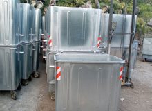 خرید 20 عدد سطل زباله شهری 770 لیتری گالوانیزه جهت بهداشت و آسایش شهروندان
